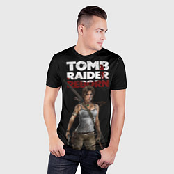 Футболка спортивная мужская TOMB RAIDER, цвет: 3D-принт — фото 2