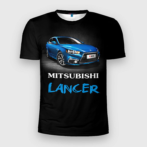 Мужская спорт-футболка Mitsubishi Lancer / 3D-принт – фото 1