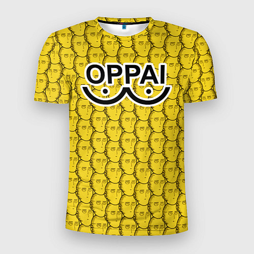 Мужская спорт-футболка OPPAI / 3D-принт – фото 1