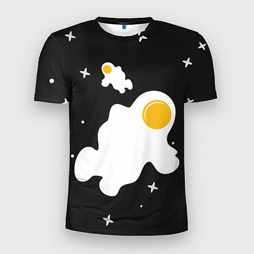 Мужская спорт-футболка Космические яйца / 3D-принт – фото 1