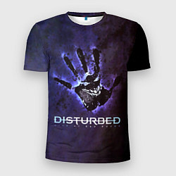 Мужская спорт-футболка Disturbed: Live at red rocks