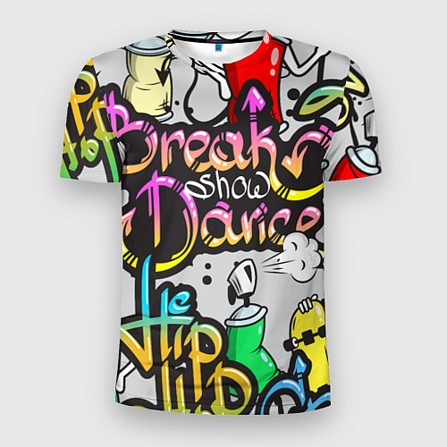 Мужская спорт-футболка Break Show Dance / 3D-принт – фото 1
