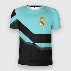 Футболка спортивная мужская Real Madrid 2018 1, цвет: 3D-принт