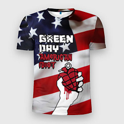 Мужская спорт-футболка Green Day American Idiot