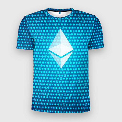 Мужская спорт-футболка Blue Ethereum / 3D-принт – фото 1
