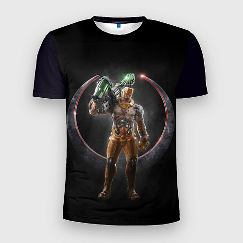 Мужская спорт-футболка Quake Soldier / 3D-принт – фото 1