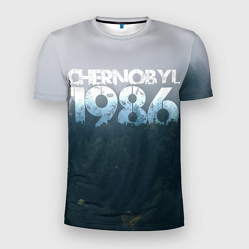 Мужская спорт-футболка Чернобыль 1986 / 3D-принт – фото 1