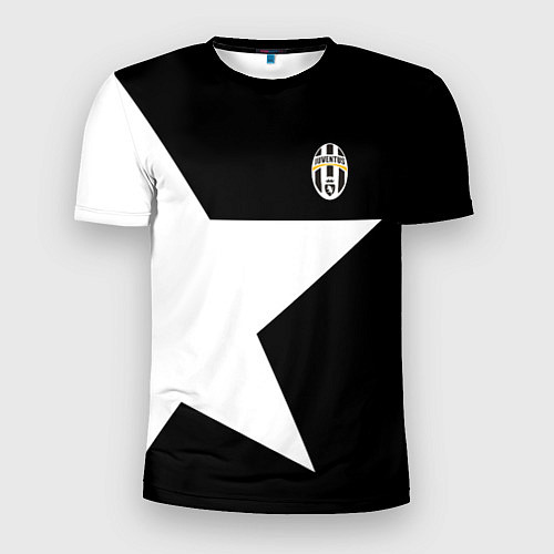Мужская спорт-футболка FC Juventus: Star / 3D-принт – фото 1