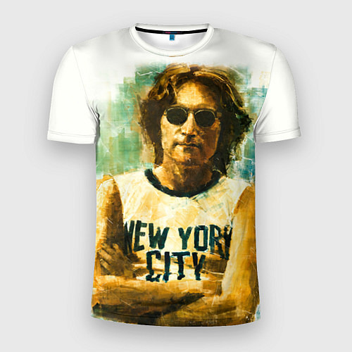 Мужская спорт-футболка John Lennon: New York / 3D-принт – фото 1