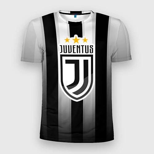 Мужская спорт-футболка Juventus FC: New logo / 3D-принт – фото 1