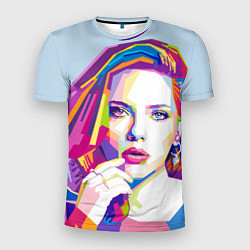 Мужская спорт-футболка Scarlett Johansson