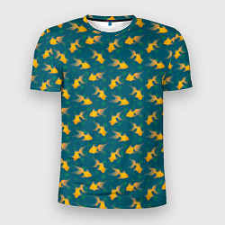 Мужская спорт-футболка Золотые рыбки