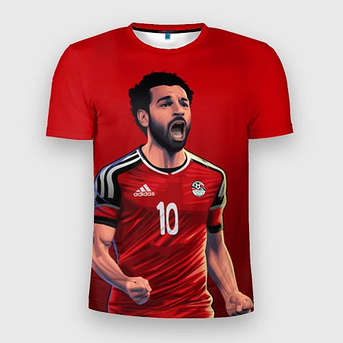 Мужская спорт-футболка Мохамед Салах / 3D-принт – фото 1