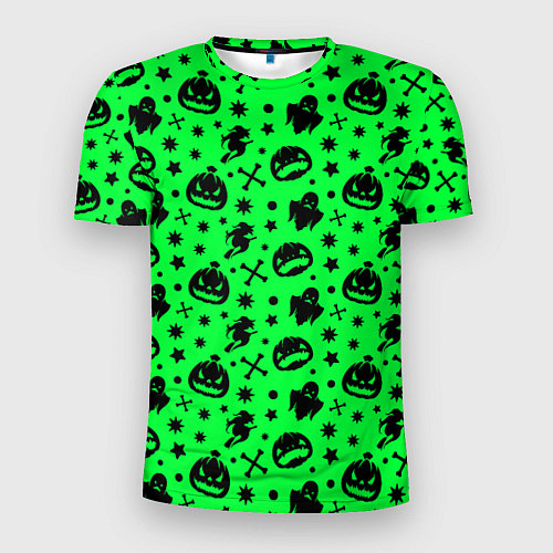 Мужская спорт-футболка Хэллоуин кислота / 3D-принт – фото 1