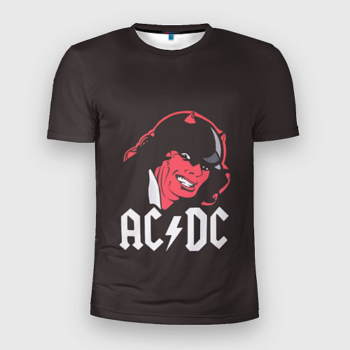 Мужская спорт-футболка AC/DC Devil / 3D-принт – фото 1