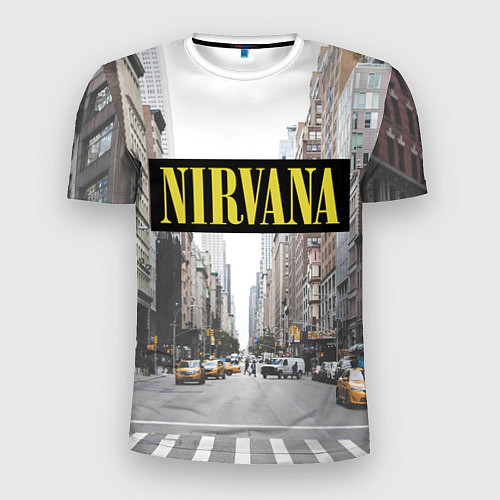 Мужская спорт-футболка Nirvana City / 3D-принт – фото 1