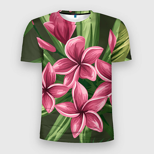 Мужская спорт-футболка Райский сад / 3D-принт – фото 1