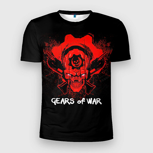 Мужская спорт-футболка Gears of War: Red Skull / 3D-принт – фото 1