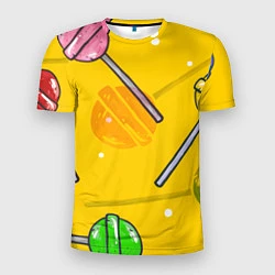 Футболка спортивная мужская Чупа-Чупс, цвет: 3D-принт