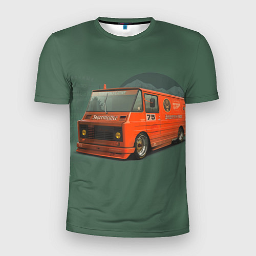 Мужская спорт-футболка Jagermeister / 3D-принт – фото 1