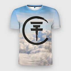 Футболка спортивная мужская Tokio Hotel: Clouds, цвет: 3D-принт