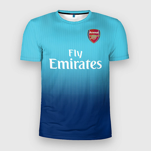 Мужская спорт-футболка Arsenal FC: Ozil Blue Away 17/18 / 3D-принт – фото 1