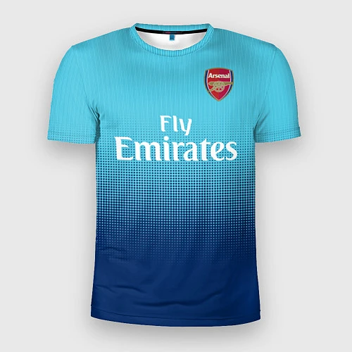 Мужская спорт-футболка Arsenal FC: Ozil Blue Away 17/18 / 3D-принт – фото 1