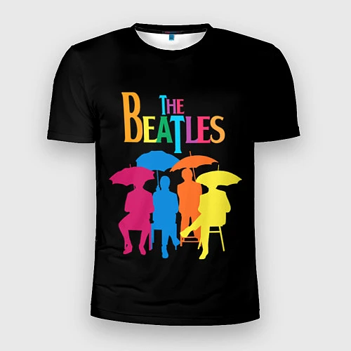 Мужская спорт-футболка The Beatles: Colour Rain / 3D-принт – фото 1