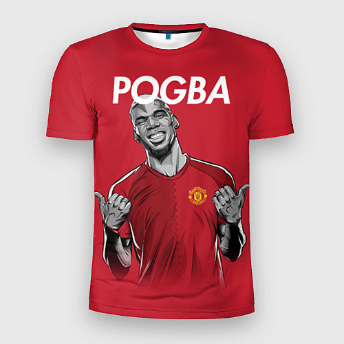 Мужская спорт-футболка FC MU: Pogba / 3D-принт – фото 1