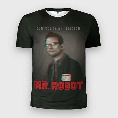 Мужская спорт-футболка Mr Robot: Illusion / 3D-принт – фото 1