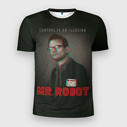 Футболка спортивная мужская Mr Robot: Illusion, цвет: 3D-принт