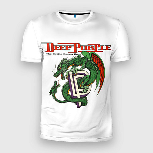 Мужская спорт-футболка Deep Purple: Green Gragon / 3D-принт – фото 1