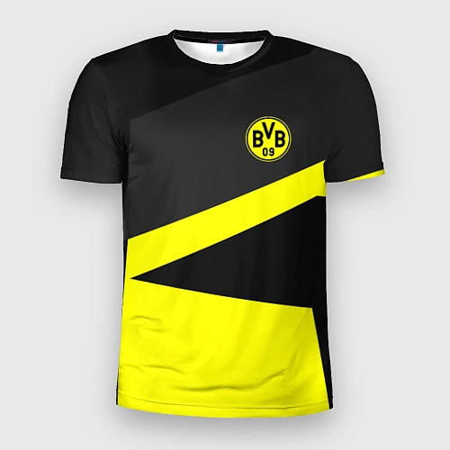 Мужская спорт-футболка FC Borussia: Sport Geometry / 3D-принт – фото 1