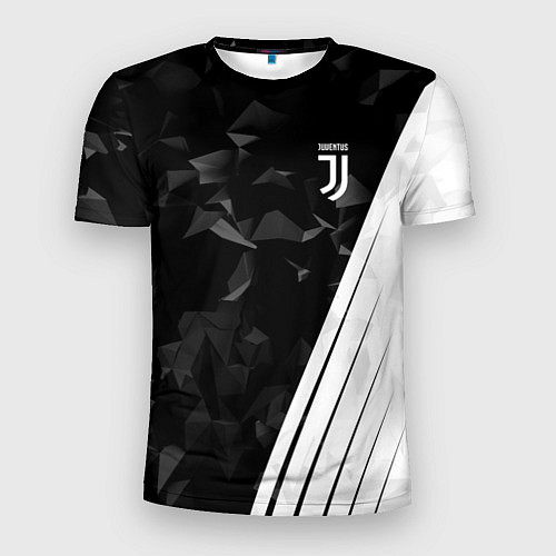 Мужская спорт-футболка FC Juventus: Abstract / 3D-принт – фото 1