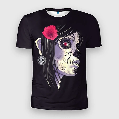 Мужская спорт-футболка Мертвая девушка / 3D-принт – фото 1