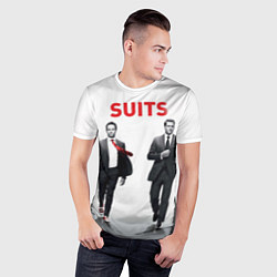 Футболка спортивная мужская Suits, цвет: 3D-принт — фото 2