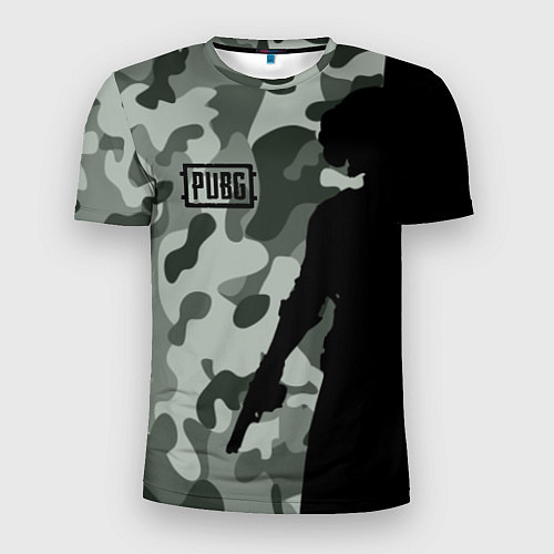 Мужская спорт-футболка PUBG: Camo Shadow / 3D-принт – фото 1