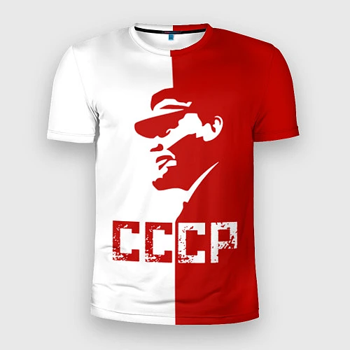 Мужская спорт-футболка Ленин СССР / 3D-принт – фото 1