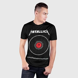 Футболка спортивная мужская Metallica Vinyl, цвет: 3D-принт — фото 2