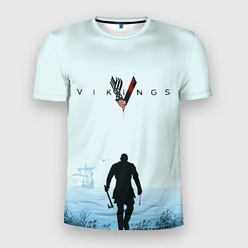 Мужская спорт-футболка Vikings / 3D-принт – фото 1