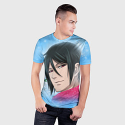 Футболка спортивная мужская Зимний Дворецкий, цвет: 3D-принт — фото 2