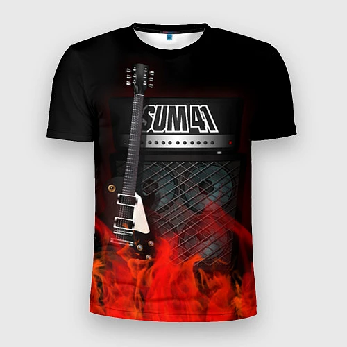 Мужская спорт-футболка Sum 41: Punk Rock / 3D-принт – фото 1