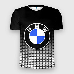 Футболка спортивная мужская BMW 2018 Black and White IV, цвет: 3D-принт