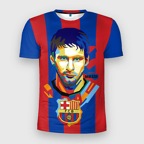 Мужская спорт-футболка Lionel Messi / 3D-принт – фото 1