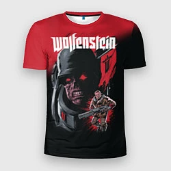 Мужская спорт-футболка Wolfenstein: Retro Poster