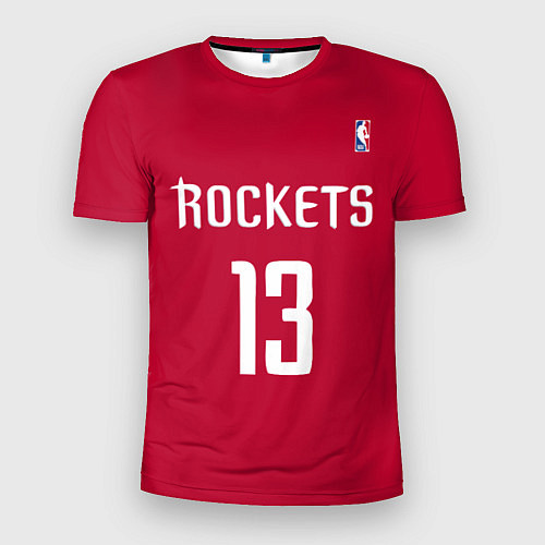 Мужская спорт-футболка Rockets: Houston 13 / 3D-принт – фото 1