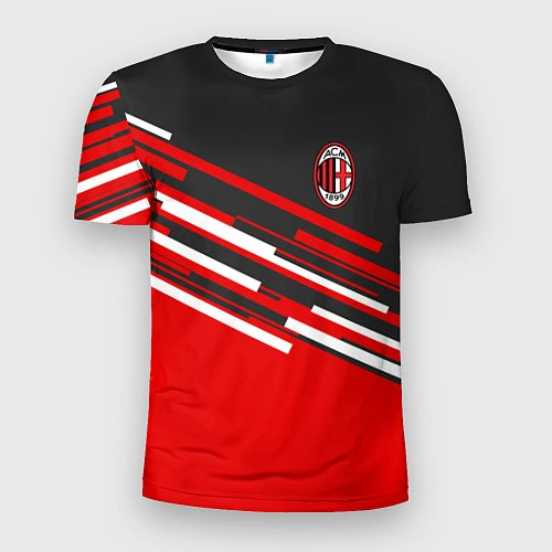 Мужская спорт-футболка АC Milan: R&G / 3D-принт – фото 1