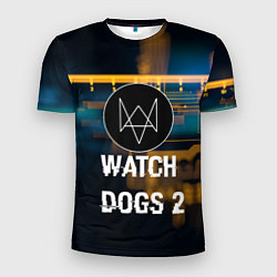 Мужская спорт-футболка Watch Dogs 2: Tech Scheme