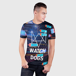Футболка спортивная мужская Watch Dogs, цвет: 3D-принт — фото 2