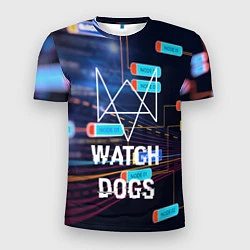 Футболка спортивная мужская Watch Dogs, цвет: 3D-принт